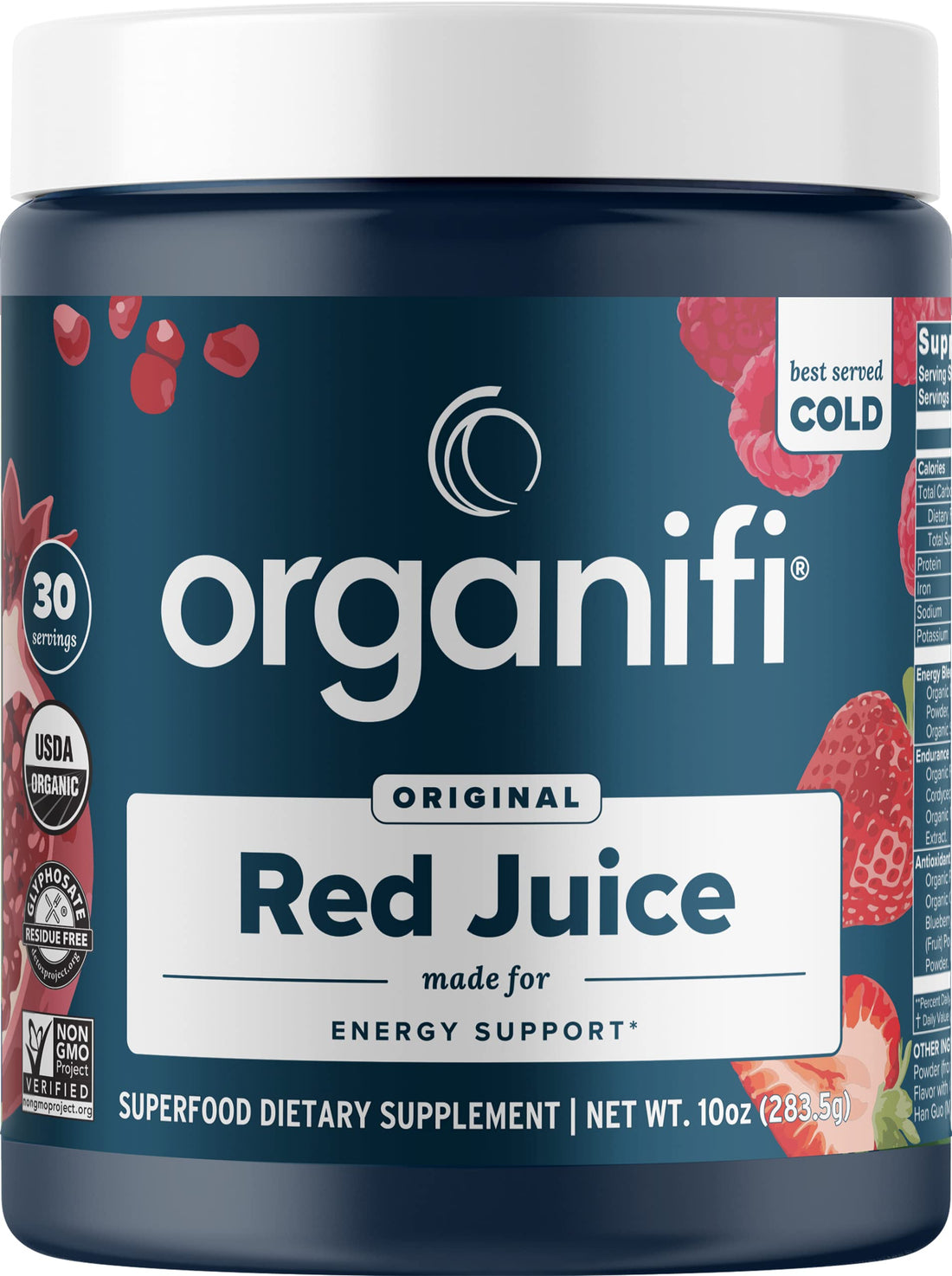 Organifi Red Juice - Natural Superfood Energy Boost - High in Antioxidants - Sweet-Berry Organifi buy supplements canada