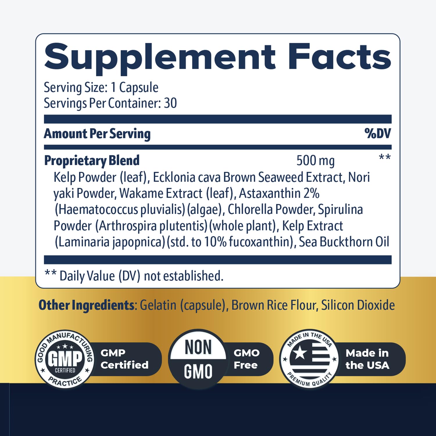 Nature’s NutriWave AquaPeace – Aqua Peace Caps Daily Marine-Based Supplement with Seaweed & Algae Extracts – Clean, Stimulant-Free Formula – Non-GMO, Made in USA - 30 Capsules, 1 Month Supply Nature’s NutriWave buy supplements canada