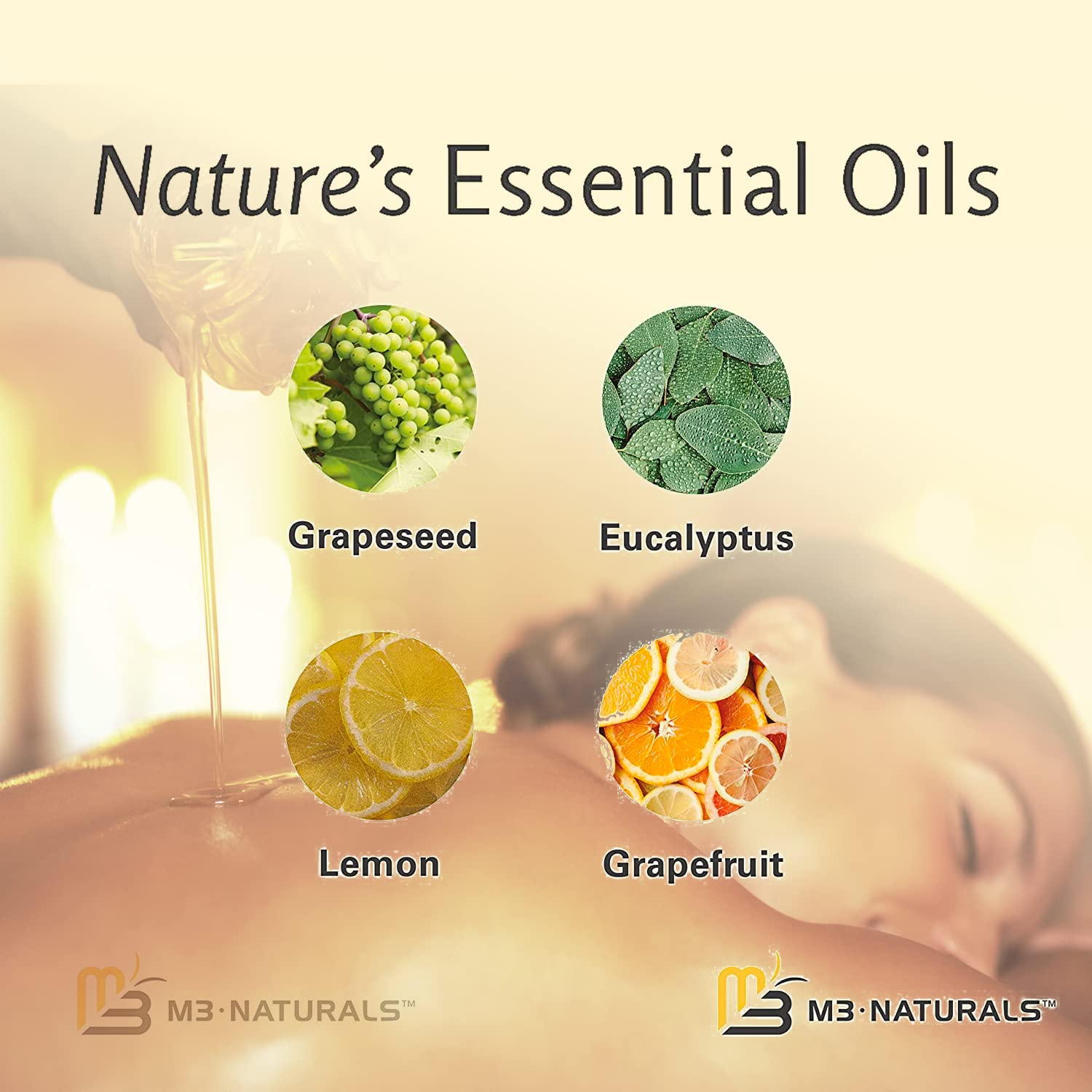 Anti Cellulite Massage Oil for Massage Therapy - Collagen and Stem Cell Skin Tightening M3 Naturals buy supplements canada