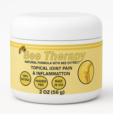 Bee Therapy Cream | Natural Formula with Bee Extract | Topical Use for Joints, Knees, Back & Muscles | 2 oz (56 g) | Paraben Free | Non-Greasy | Lightweight | Made in USA Generic buy supplements canada