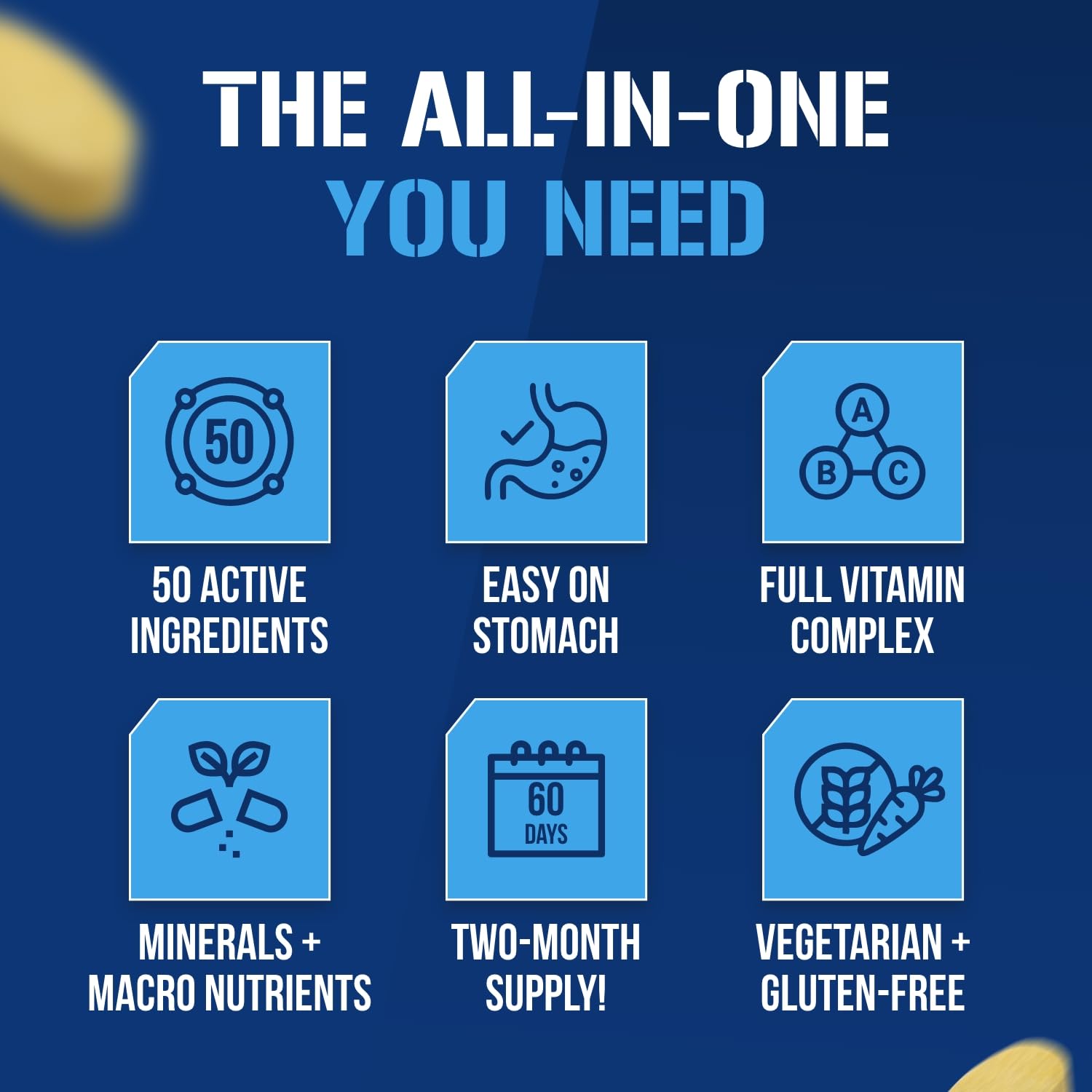 EVL Advanced Daily Multivitamin - Men's Multivitamin with Essential Minerals Phytonutrient Complex and VitaMode Active Mens Vitamins for Energy Evlution buy supplements canada