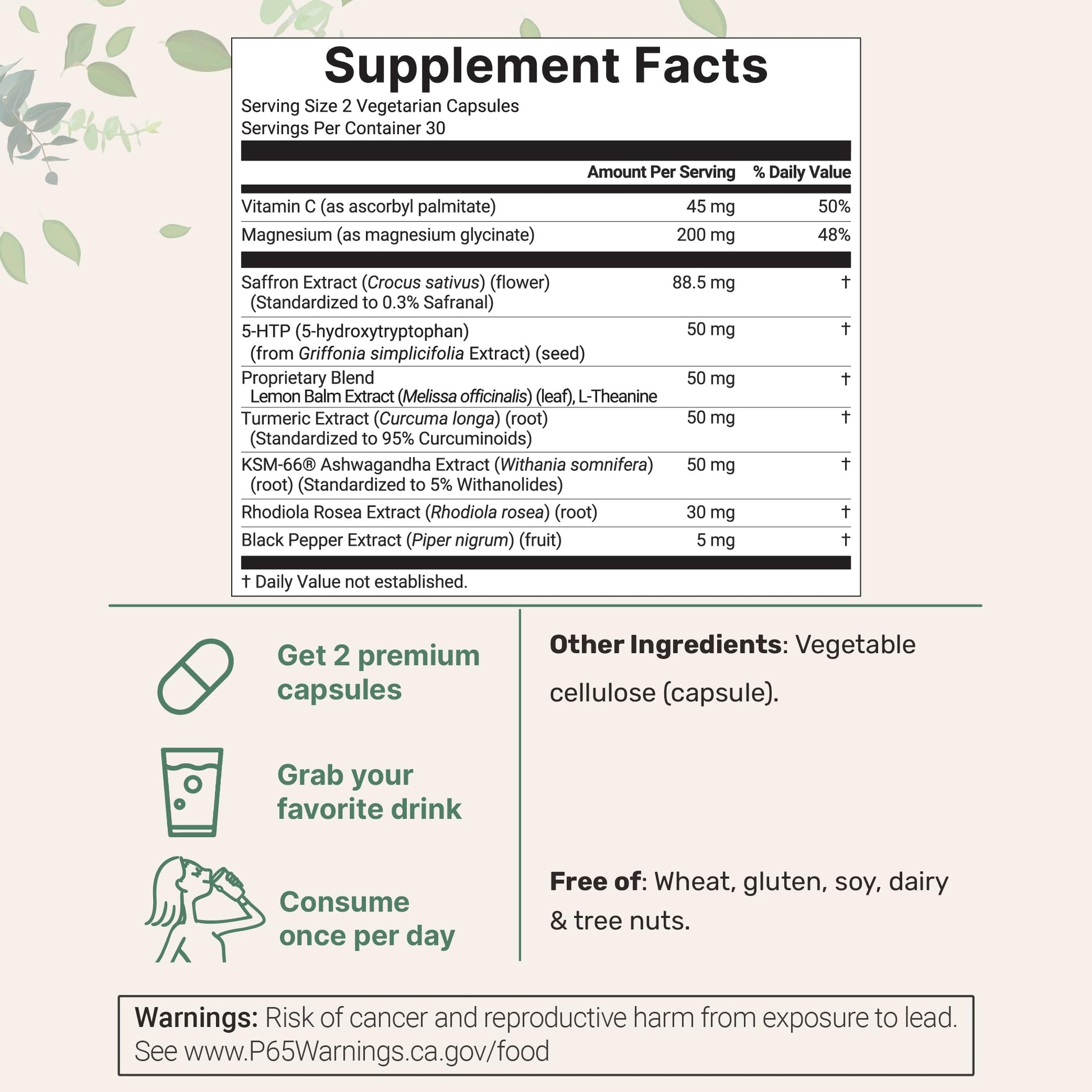 Micro Ingredients Saffron+ Advanced Supplements, 60 Veggie Capsules – 10-in-1 with Saffron Extract, High Absorption Fat-Soluble Vitamin C, Magnesium Micro Ingredients buy supplements canada