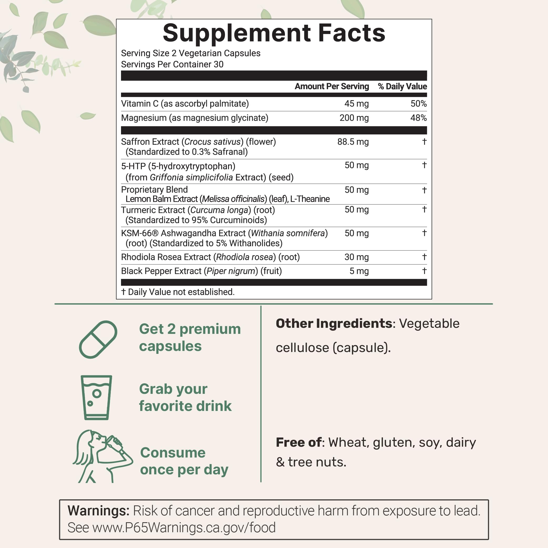 Micro Ingredients Saffron+ Advanced Supplements, 60 Veggie Capsules – 10-in-1 with Saffron Extract, High Absorption Fat-Soluble Vitamin C, Magnesium Micro Ingredients buy supplements canada