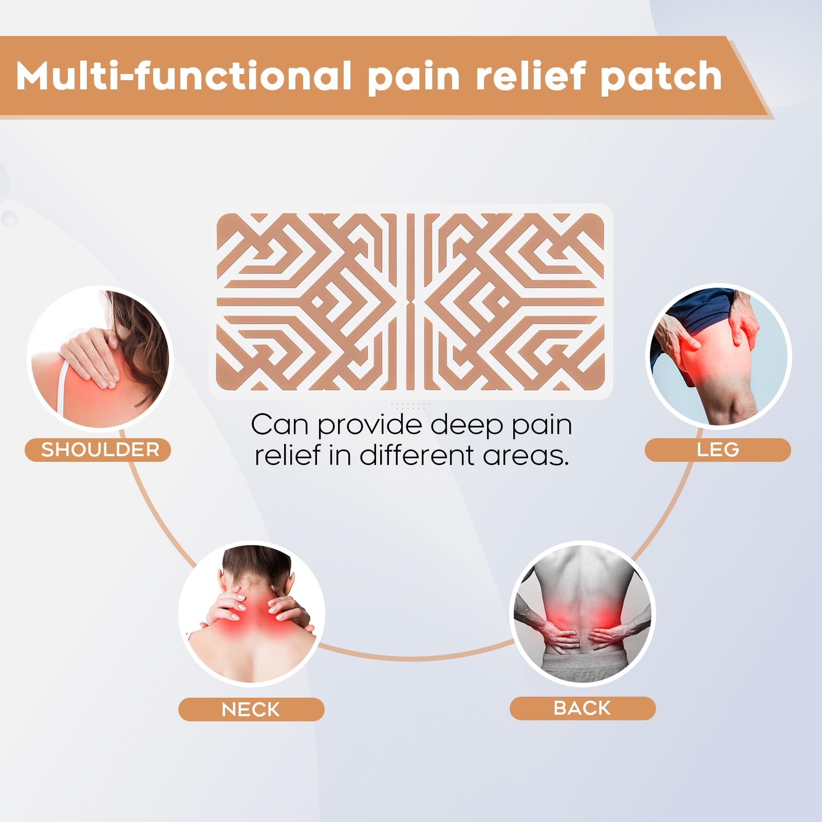 XAYIUIYAX Menthol Pain Patches, Cooling Pain Relief for Sore Muscle Relief - Includes 3 Adhesives, 1 Patch & 1 Carry Case - Relief Back, Shoulder & More - 3.03" × 6.30" - 0327 XAYIUIYAX buy supplements canada