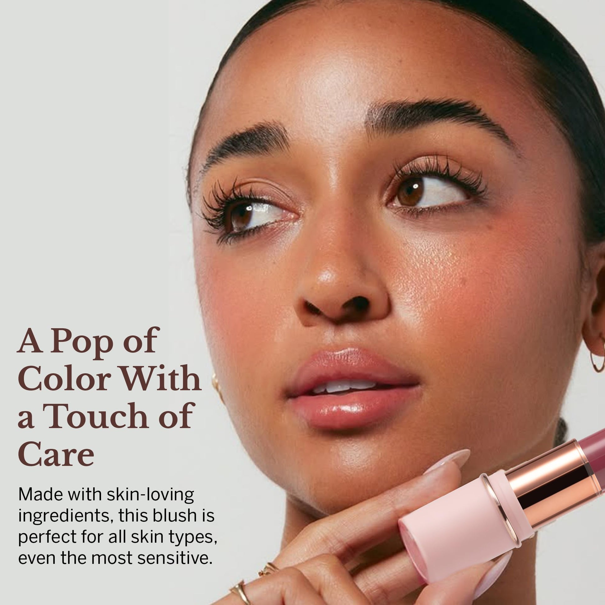 BeautiHome Blush Stick for Cheeks & Lips Multistick Cream Blush- Easy to Apply & Blend- Infused with Nourishing Ingredients for your Skin Compact Travel Size Makeup (Misty Rose, Small) BeautiHome buy supplements canada