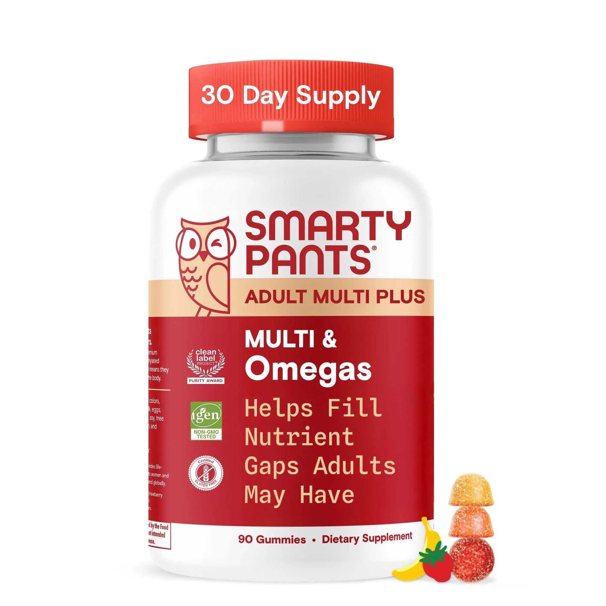 SmartyPants Multivitamin for Men & Women - Improved Formula: Multivitamin Gummies with Omega 3 (DHA/EPA) SmartyPants buy supplements canada