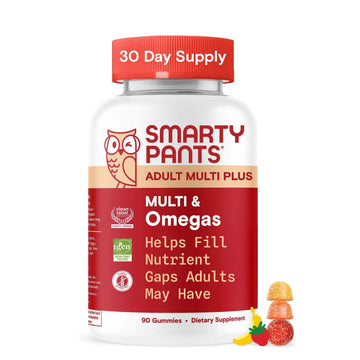 SmartyPants Multivitamin for Men & Women - Improved Formula: Multivitamin Gummies with Omega 3 (DHA/EPA) SmartyPants buy supplements canada