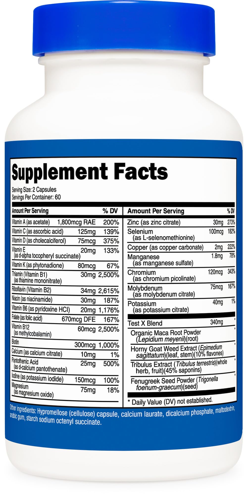 Nutricost Multivitamin for Men 120 Capsules - Vitamins and Minerals for The Healthy Man Nutricost buy supplements canada