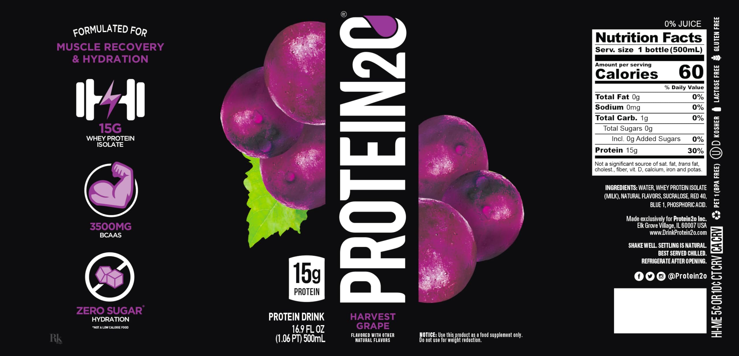 Protein2o 15g Whey Protein Isolate Infused Water, Ready To Drink, Sugar Free, Gluten Free Protein2o buy supplements canada