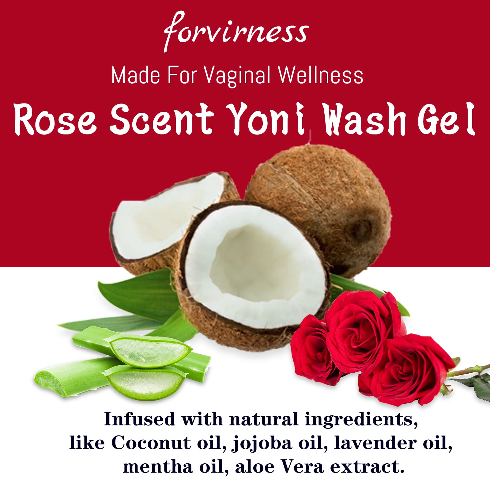 forvirness Feminine Wash with Cleaning Factor, Vaginal Wash - Clean, Remove Odor, pH Balance forvirness buy supplements canada