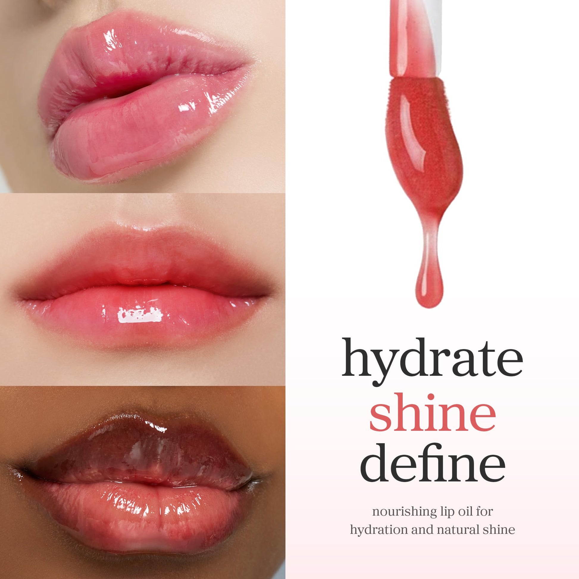 NOONI Korean Lip Oil - Appleberry | Long-Lasting, Moisturizing, Plumping, Revitalizing for Dry Lips, Waterproof, No Peel Off, Hydrating, Nourishing Crystal Clear, Stocking Stuffers, 0.12 FL Oz NOONI buy supplements canada