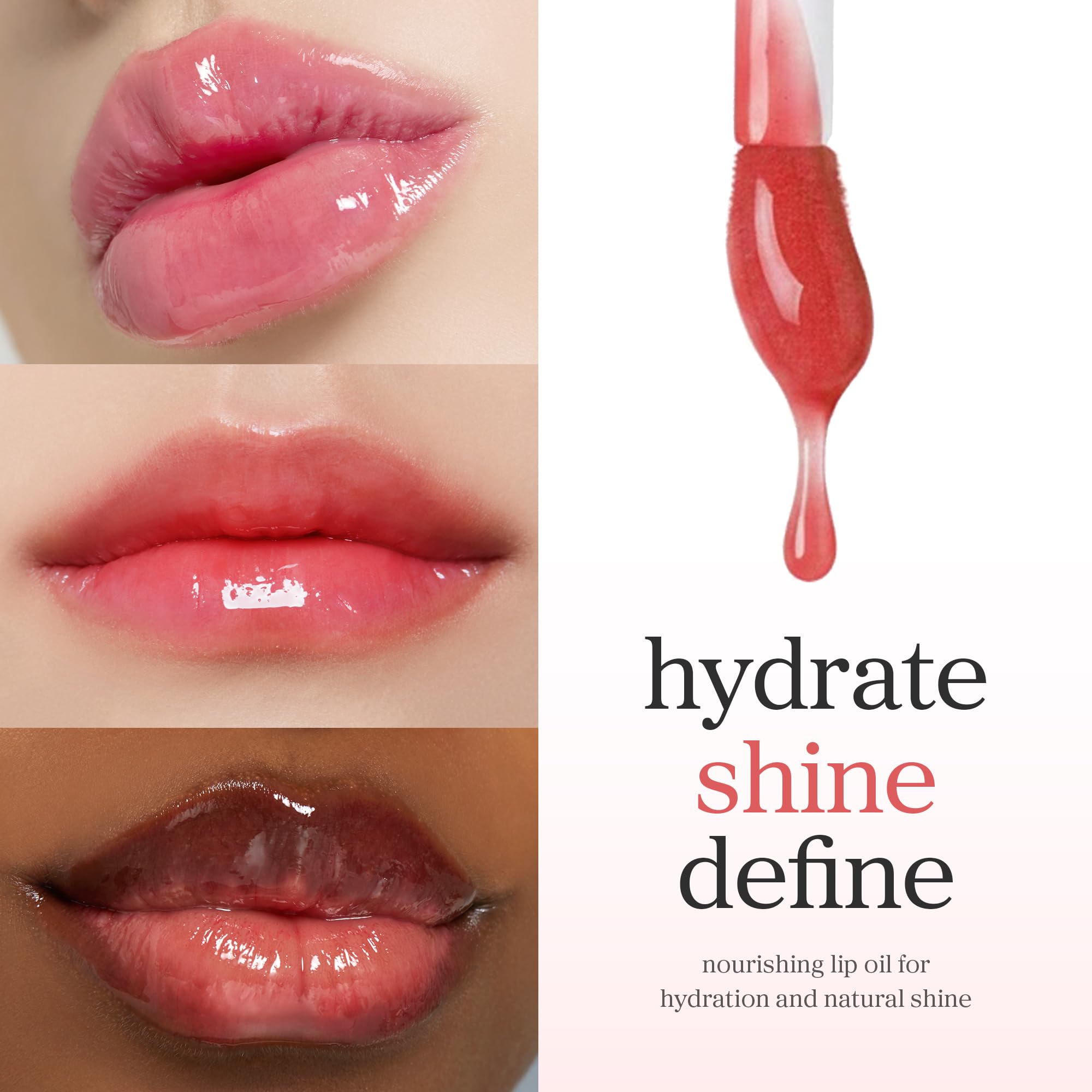 NOONI Korean Lip Oil - Appleberry | Long-Lasting, Moisturizing, Plumping, Revitalizing for Dry Lips, Waterproof, No Peel Off, Hydrating, Nourishing Crystal Clear, Stocking Stuffers, 0.12 FL Oz NOONI buy supplements canada