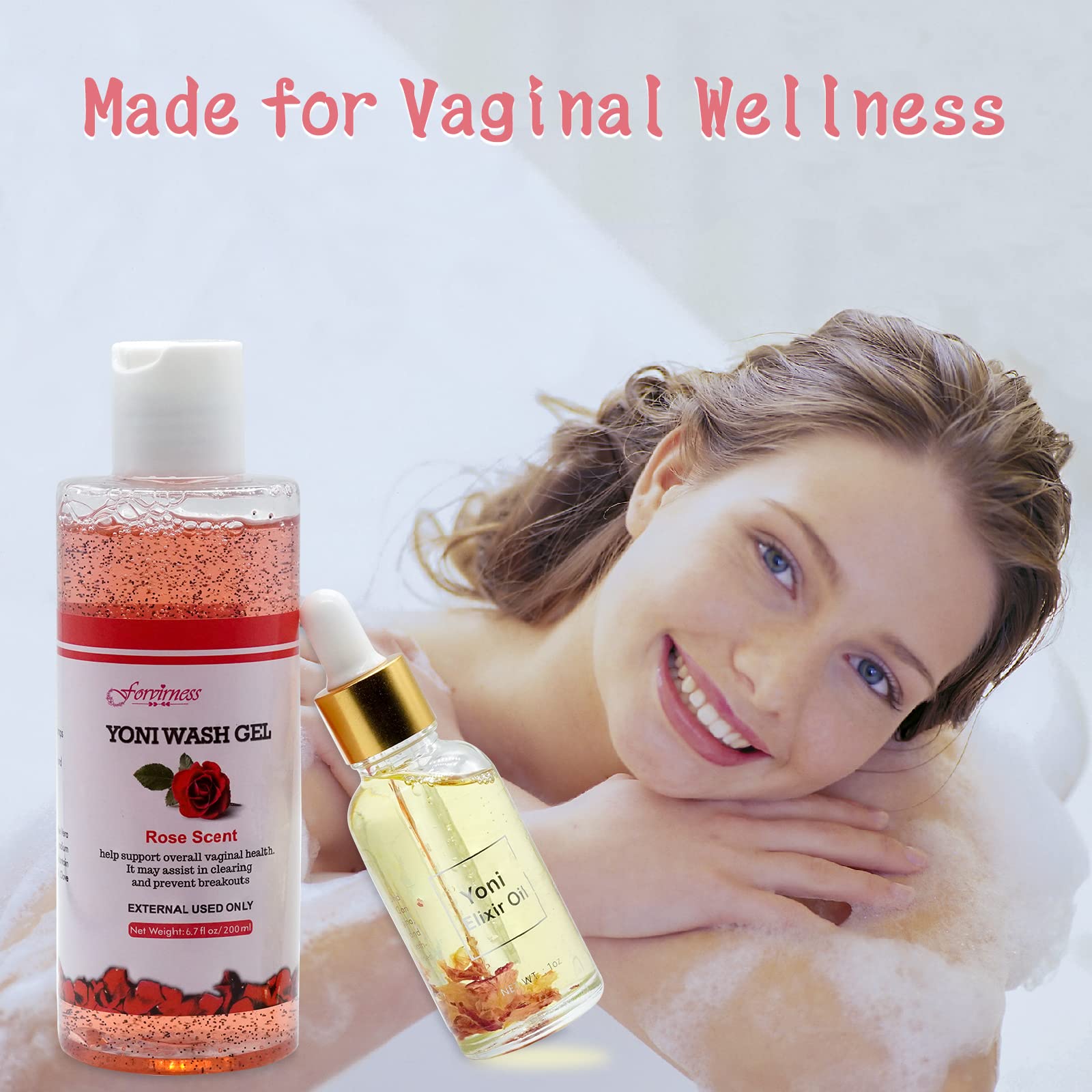 forvirness Feminine Wash & Natural Yoni Oil Set, Vaginal Wash with Cleaning Factor - Remove Odor forvirness buy supplements canada
