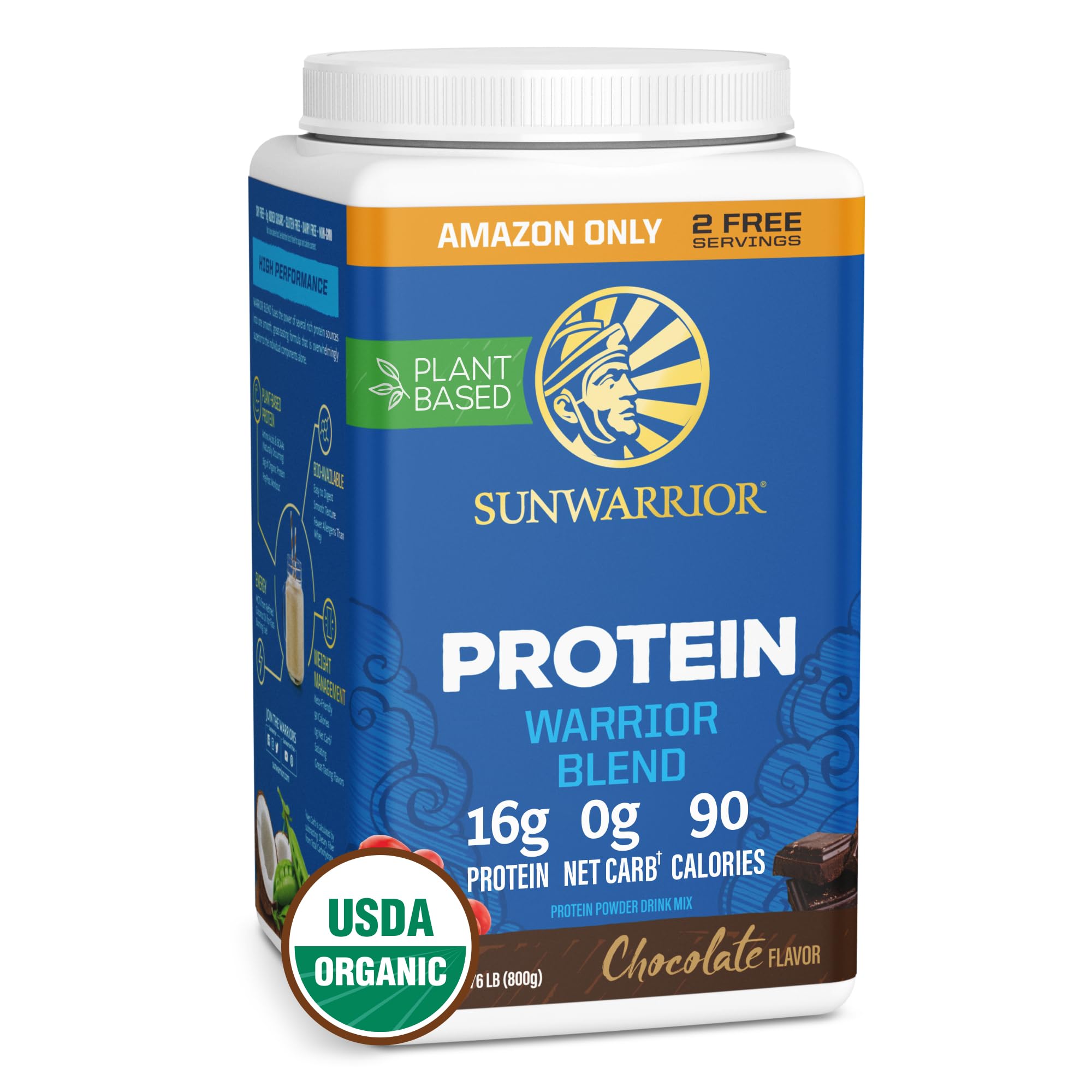 Vegan Protein Powder Plant-based Protein Powder USDA Organic | BCAA Amino Acids Sunwarrior buy supplements canada