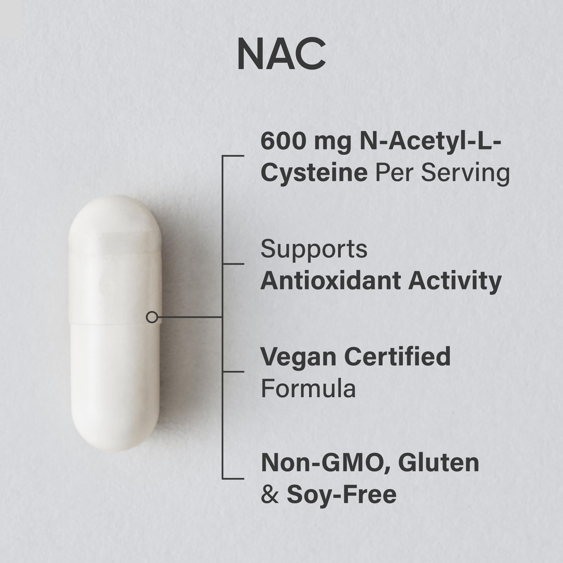 Sports Research Vegan NAC Supplement (N-Acetyl Cysteine) 600 mg - Supports Antioxidant Activity - NAC 600 mg - Non-GMO Sports Research buy supplements canada