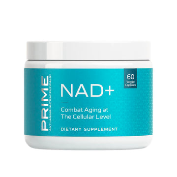 PRIME Anti-Aging Nutraceuticals NAD+ – Nicotinamide Riboside & Pterostilbene Supplement for Cellular Energy, Healthy Aging & Vitality, Vegan, Gluten-Free, 30 Servings PRIME buy supplements canada