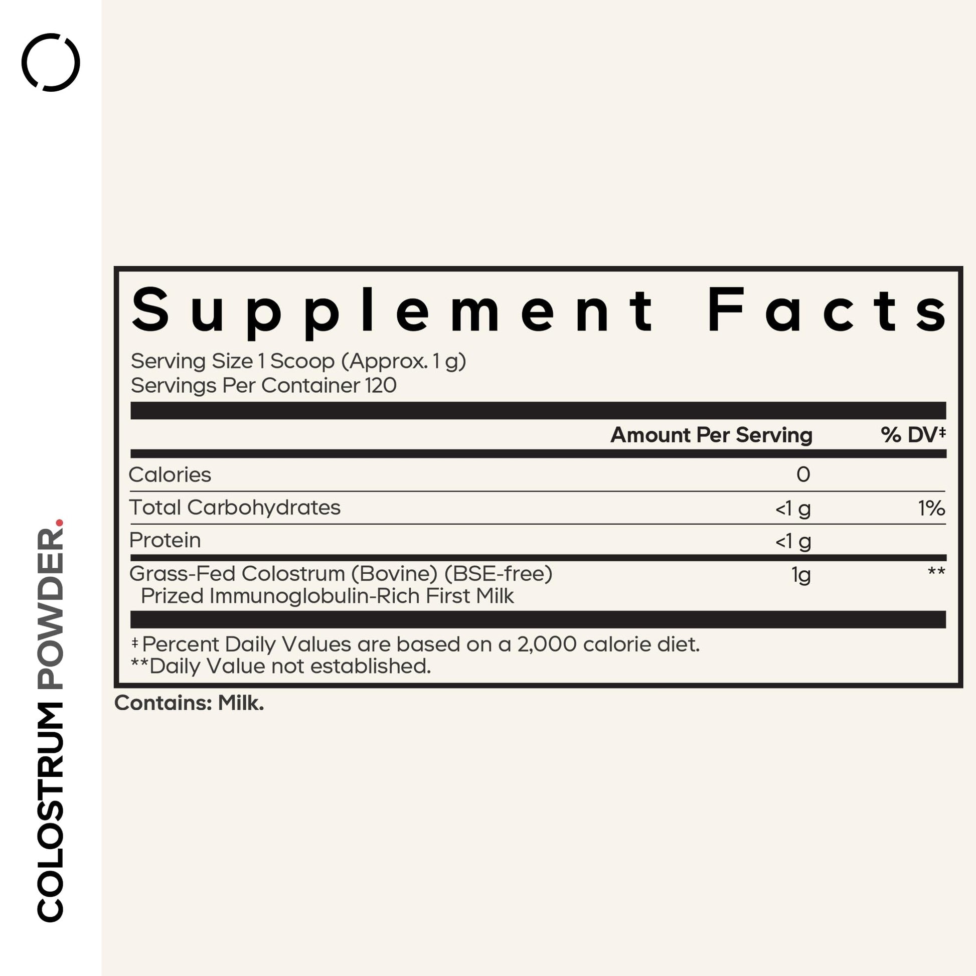 Codeage Bovine Colostrum Powder Supplement 4-Month Supply, 1000mg per Serving, Grass-Fed Ethically Sourced, Immunoglobulin-Rich Prized First Milk, Cold-Chain Pasteurized, Agglomerated, Non-GMO, 4.3 OZ Codeage buy supplements canada