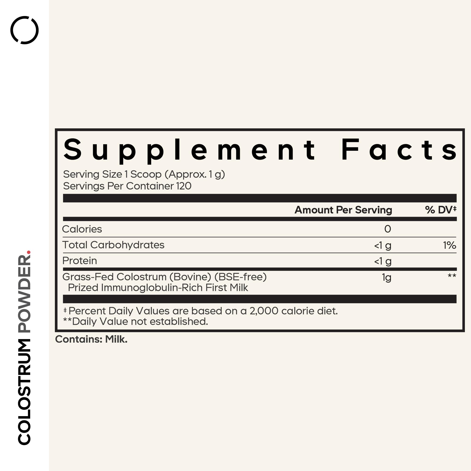 Codeage Bovine Colostrum Powder Supplement 4-Month Supply, 1000mg per Serving, Grass-Fed Ethically Sourced, Immunoglobulin-Rich Prized First Milk, Cold-Chain Pasteurized, Agglomerated, Non-GMO, 4.3 OZ Codeage buy supplements canada