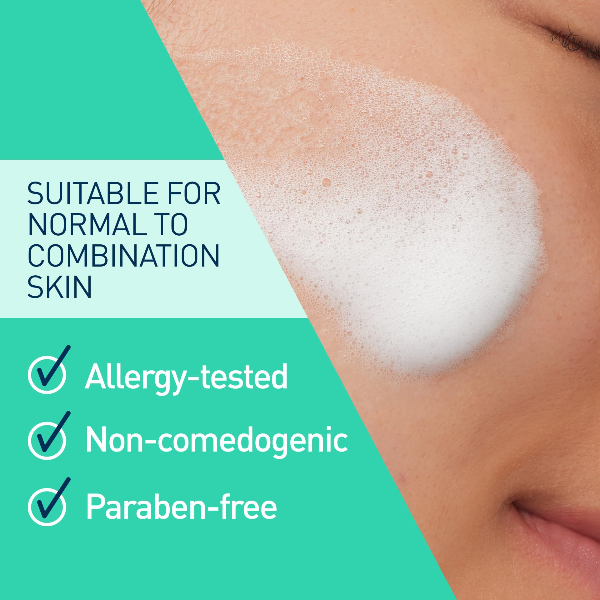 CeraVe Balancing Air Foam Face Wash, Foaming Facial Cleanser For Combination Skin, 8HR Oil Control + 24HR Hydration CeraVe buy supplements canada