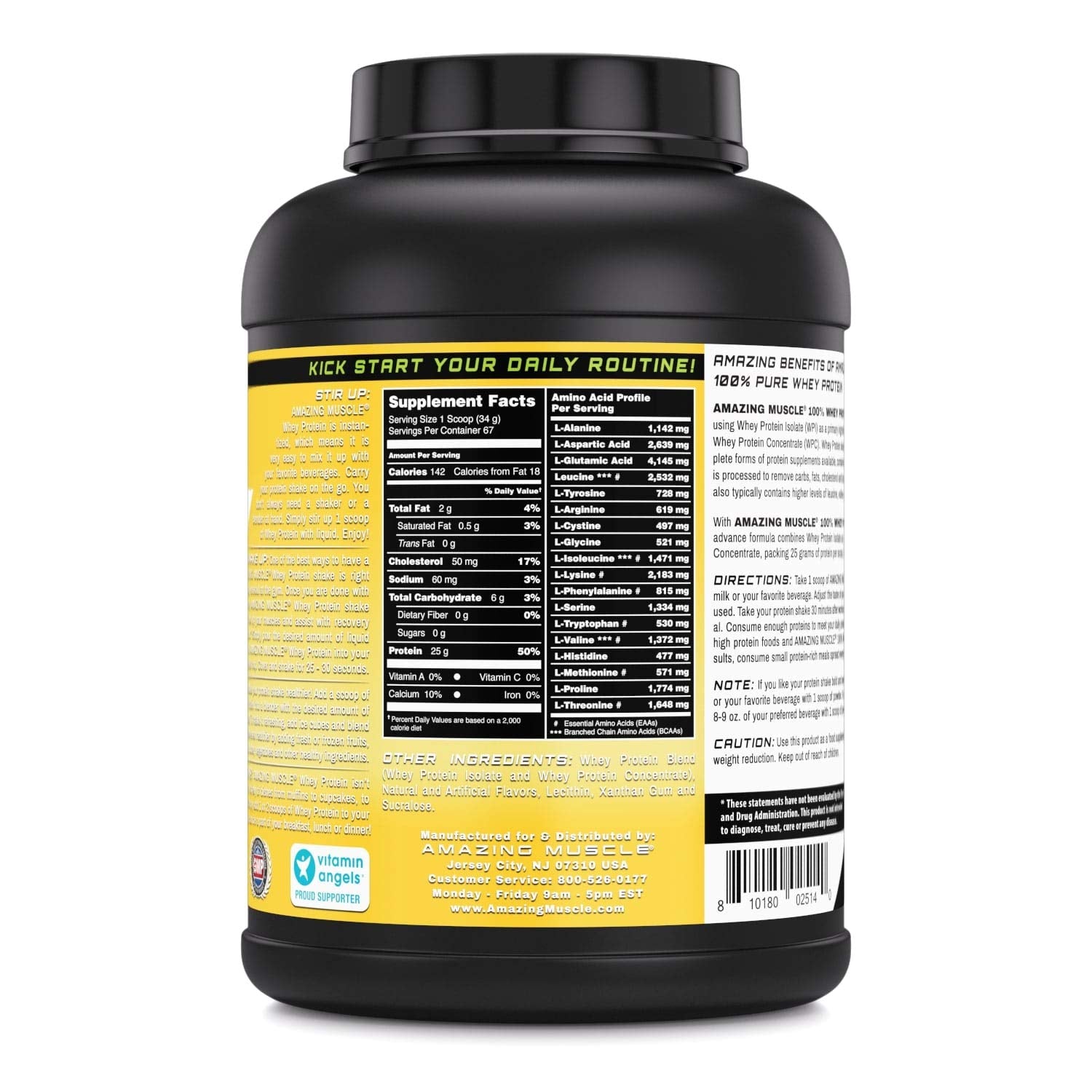 Amazing Muscle 100% Whey Protein Powder *Advanced Formula with Whey Protein Amazing Nutrition buy supplements canada