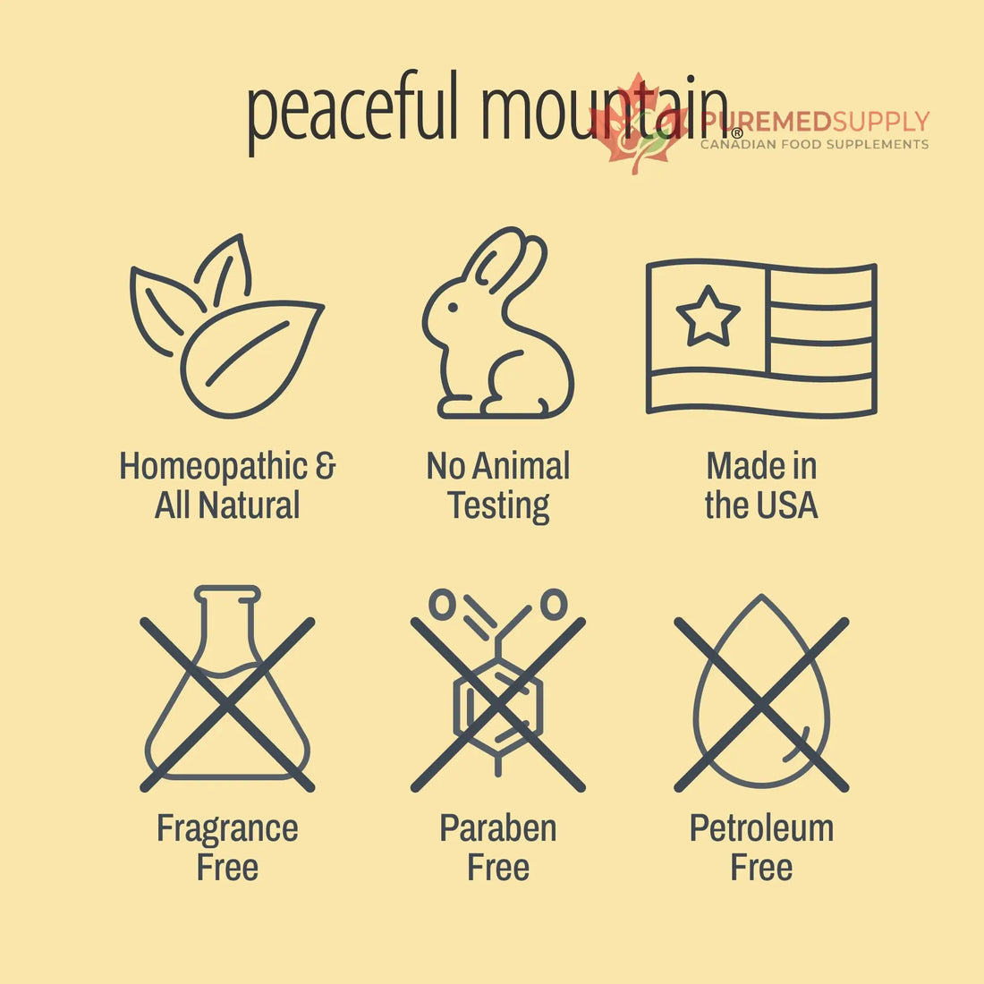 Peaceful Mountain Arnica Plus Homeopathic Gel - Natural Homeopthic Gel for Sore or cramping Muscles - 2oz Peaceful Mountain buy supplements canada