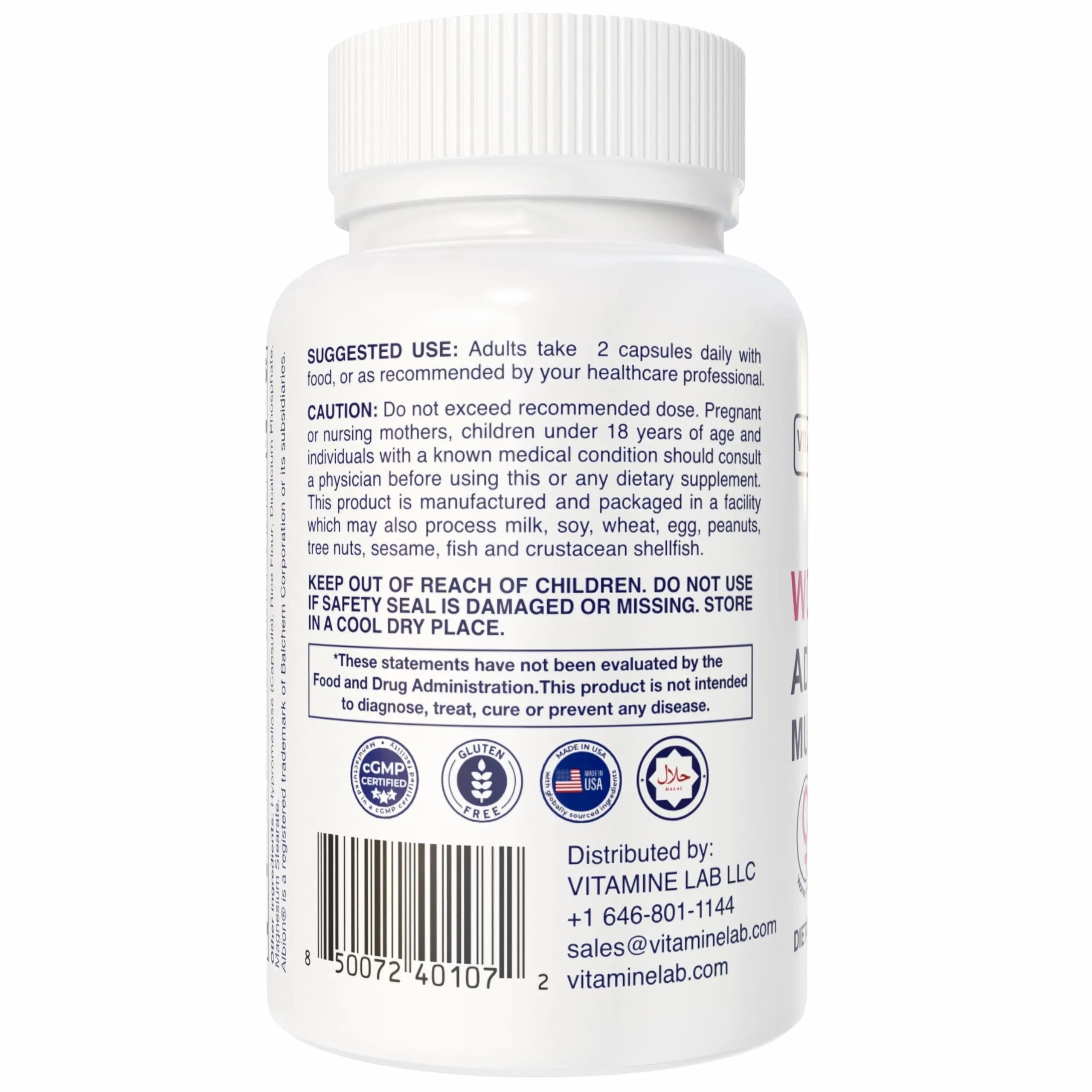 VITA MINE LAB Women's Advanced Multivitamin, Supports Energy, Immune Health & Overall Well-Being, Gluten-Free, Halal VITA MINE LAB buy supplements canada
