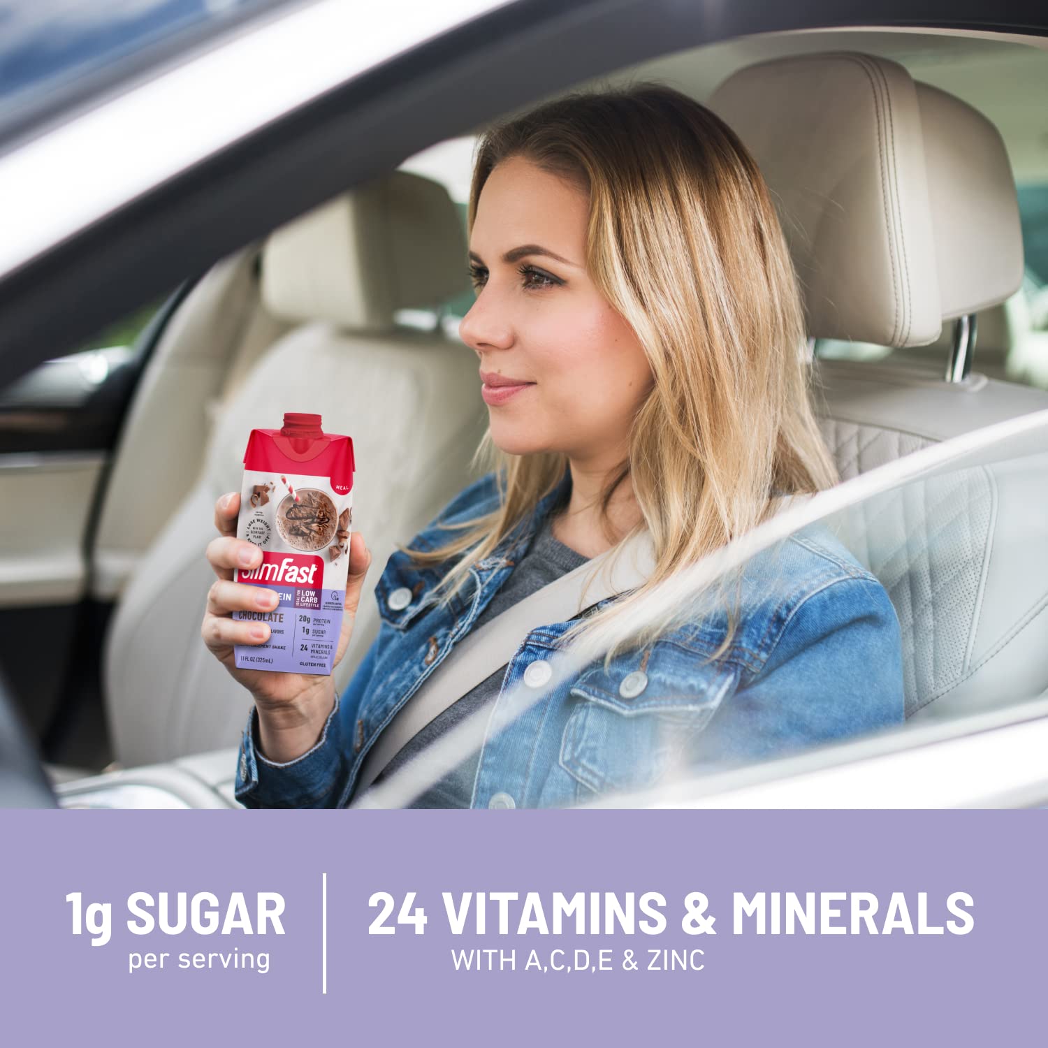 SlimFast Protein Shake, Strawberry- 20g Protein, Meal Replacement Shake Ready to Drink SlimFast buy supplements canada