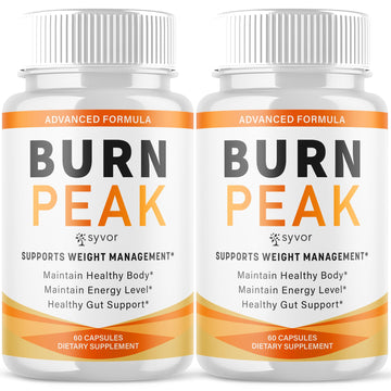 (2 Pack) Burn Peak Capsules, Official Burnpeak Pink Salt Pills with All Natural Ingredients, Advanced BurnPeak Health Supplement with Premium Vitamins for Active Lifestyle Support (120 Capsules) Syvor buy supplements canada