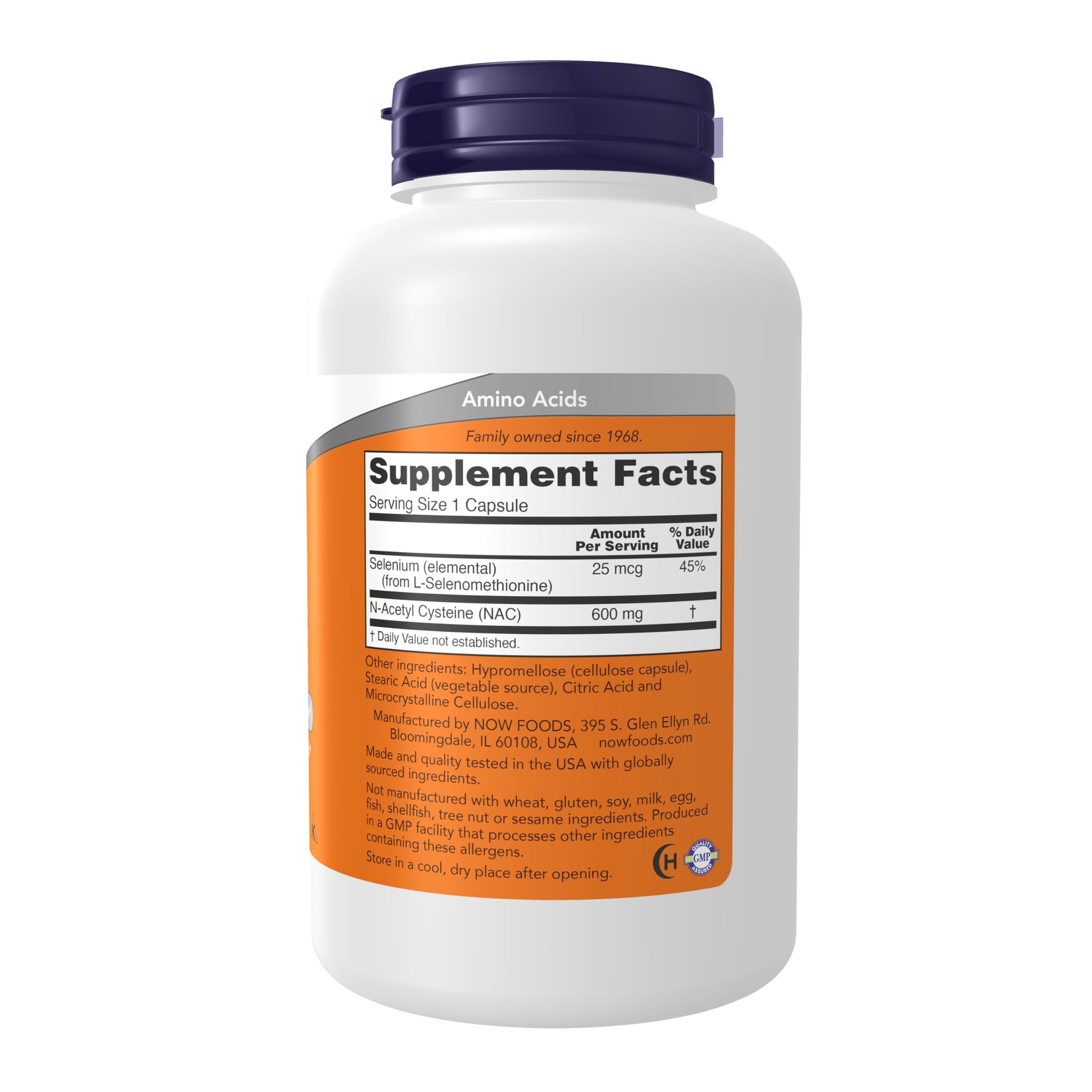 NOW Supplements, NAC (N-Acetyl Cysteine) 600 mg with Selenium, 250 Veg Capsules NOW Foods buy supplements canada