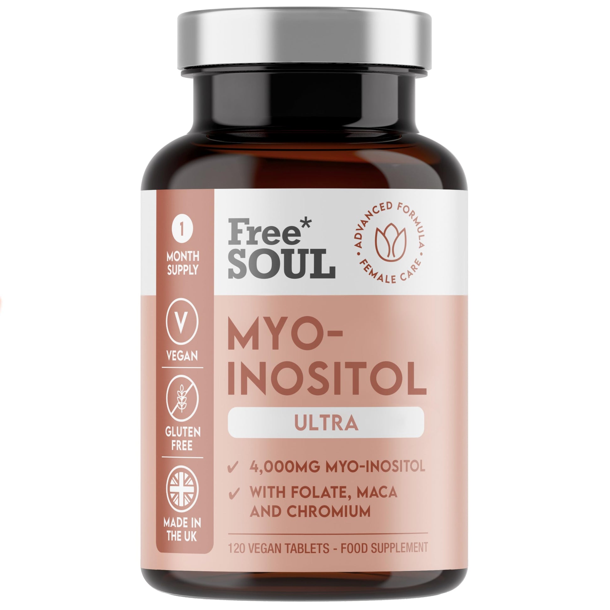 Free Soul Myo-Inositol Ultra Supplement with 4,000mg Myo-Inositol, 200ug Folate, 100ug Free Soul buy supplements canada