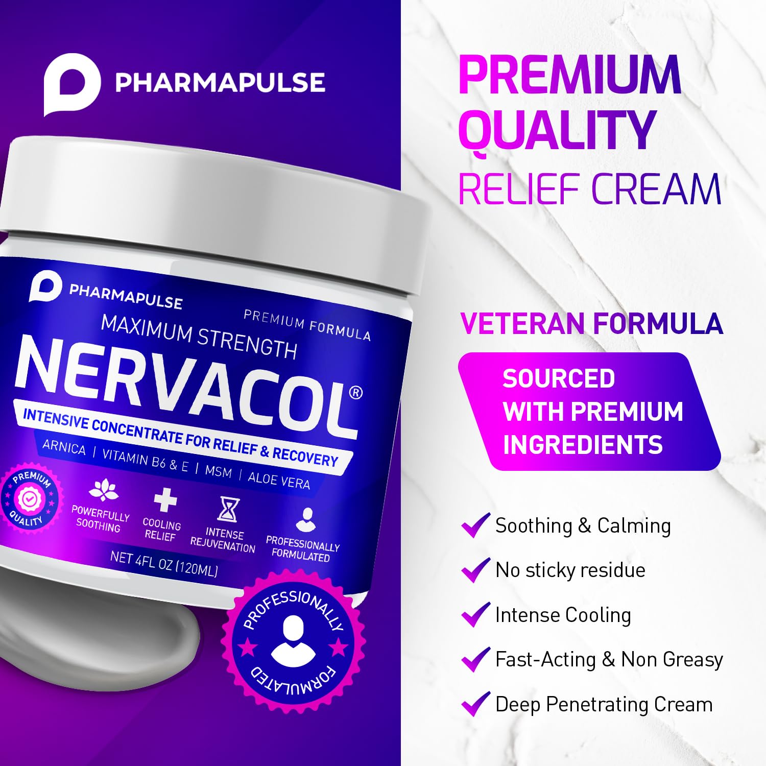 Neuropathy Nerve Therapy & Relief Cream - Maximum Strength Relief Cream for Foot Pharmapulse buy supplements canada