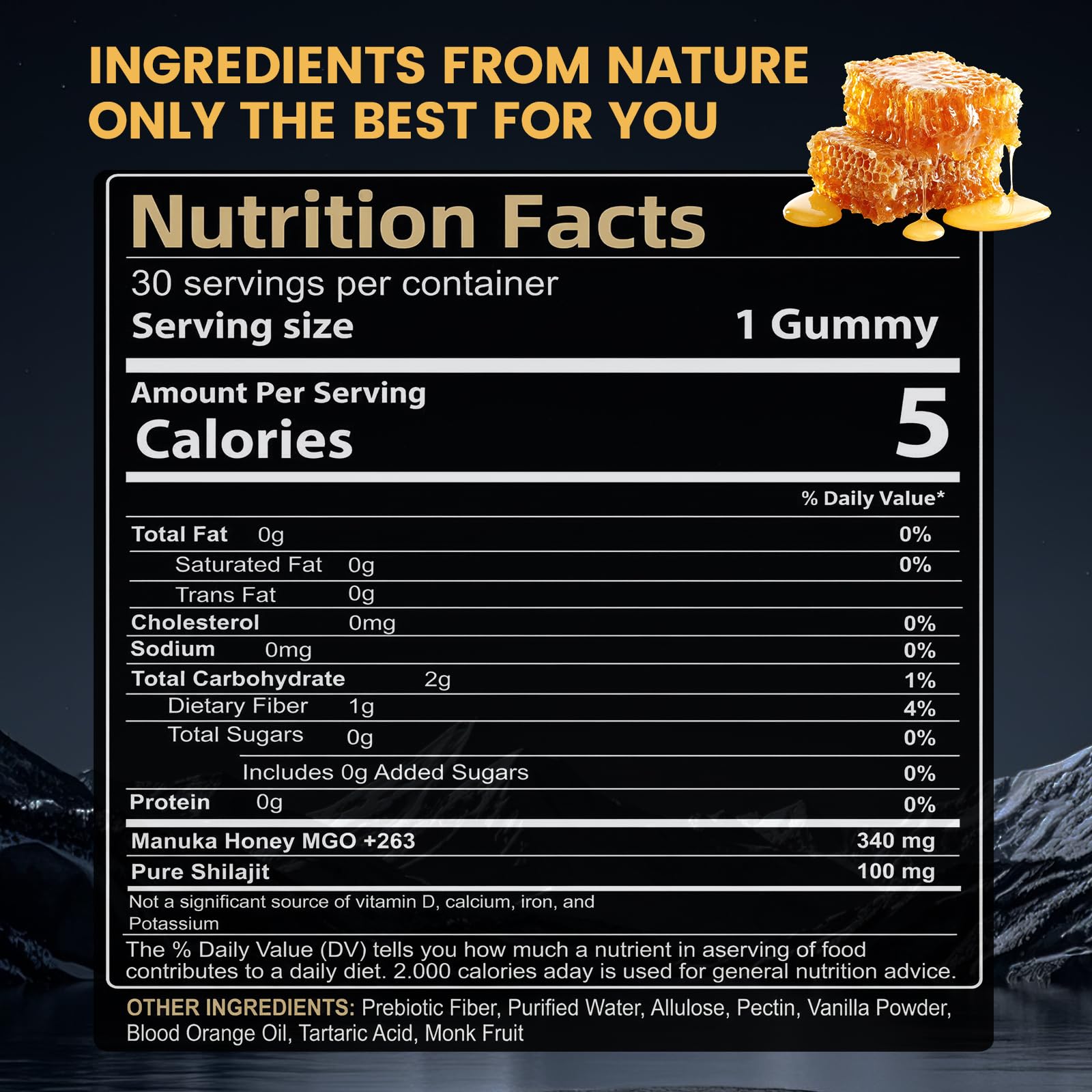 TOGOLIUN Primal Compound Shilajit Gummies for Men,with Manuka Honey, Organic Monk Fruit & Fulvic Acid, Shilajit Gummies Energy Supplements, 30 Gummies TOGOLIUN buy supplements canada