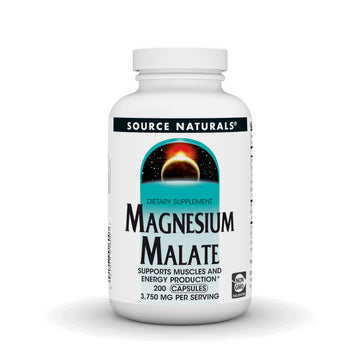 Source Naturals Magnesium Malate, Magnesium Malic Acid Supplement, Non GMO, 3750 MG Source Naturals buy supplements canada