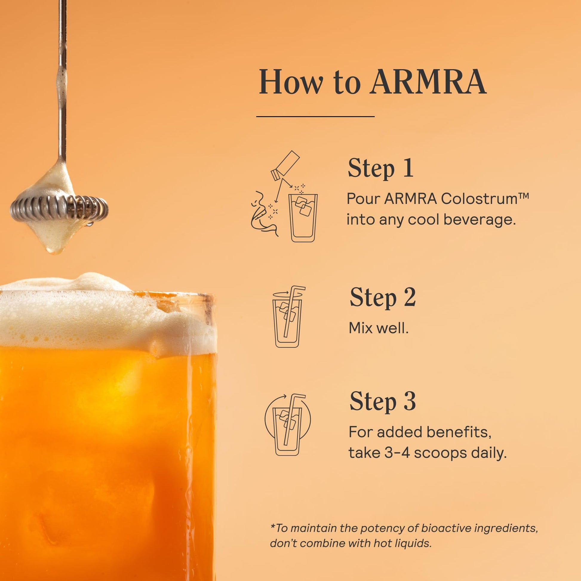 ARMRA Colostrum™ Premium Powder, Grass Fed, Gut Health Bloating Immunity Skin & Hair, Contains 400+ Bioactive Nutrients, Keto, Gluten & Fat Free (Unflavored, Blood Orange Bundle | 120 Servings) ARMRA buy supplements canada