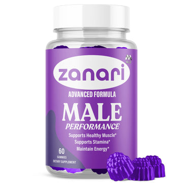 Zanari Gummies, Official Zanari Gummys for Men with All Natural Ingredients, Advanced Formula for Optimal Health & Total Wellness Support with Maximum Strength Active Lifestyle Vitamins (60 Gummies) MJO buy supplements canada