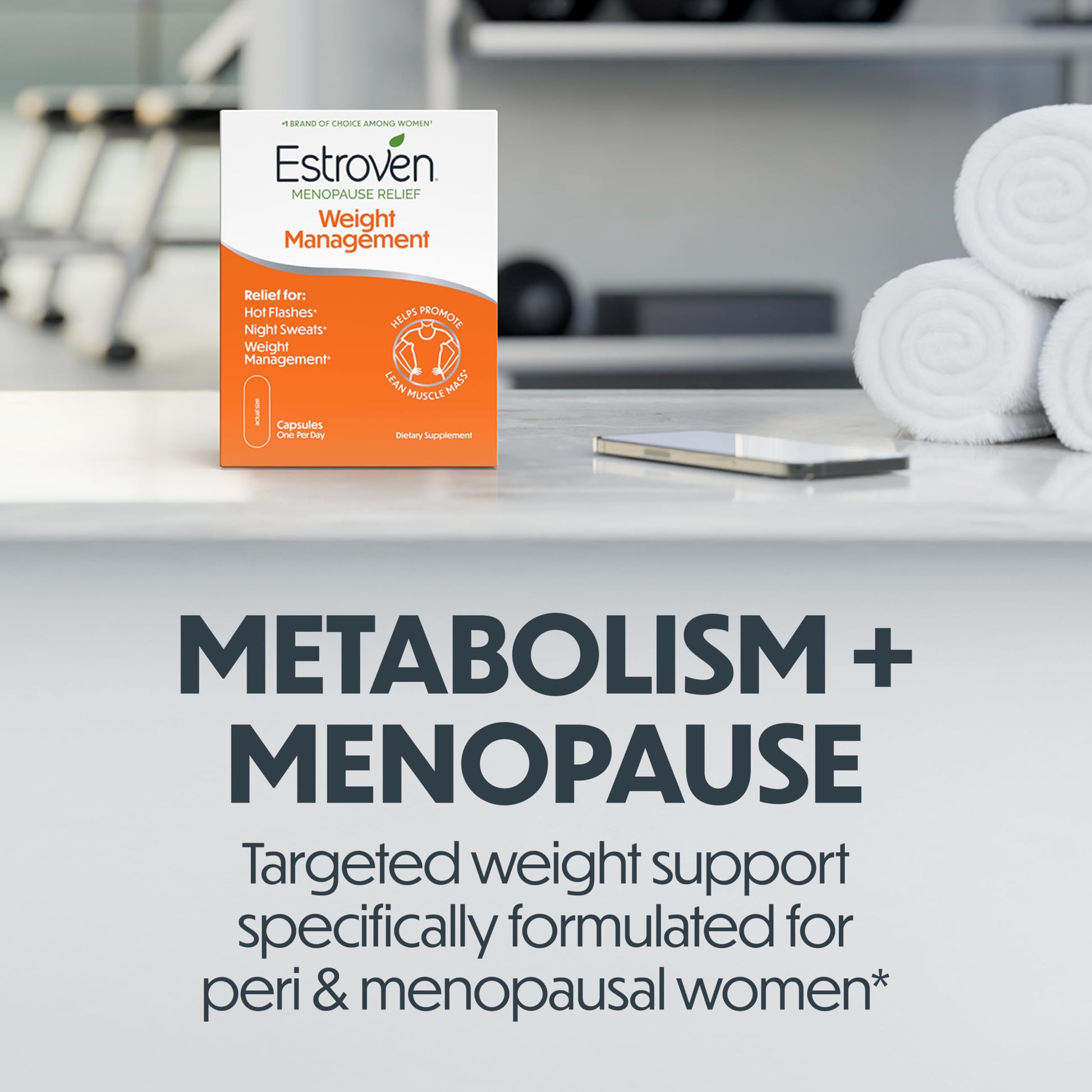 Estroven Weight Management for Menopause Relief - 30 Ct. - Clinically Proven Ingredients Help Manage Weight, Provide Night Sweats & Hot Flash Relief* Drug-Free & Gluten-Free Caplets Estroven buy supplements canada