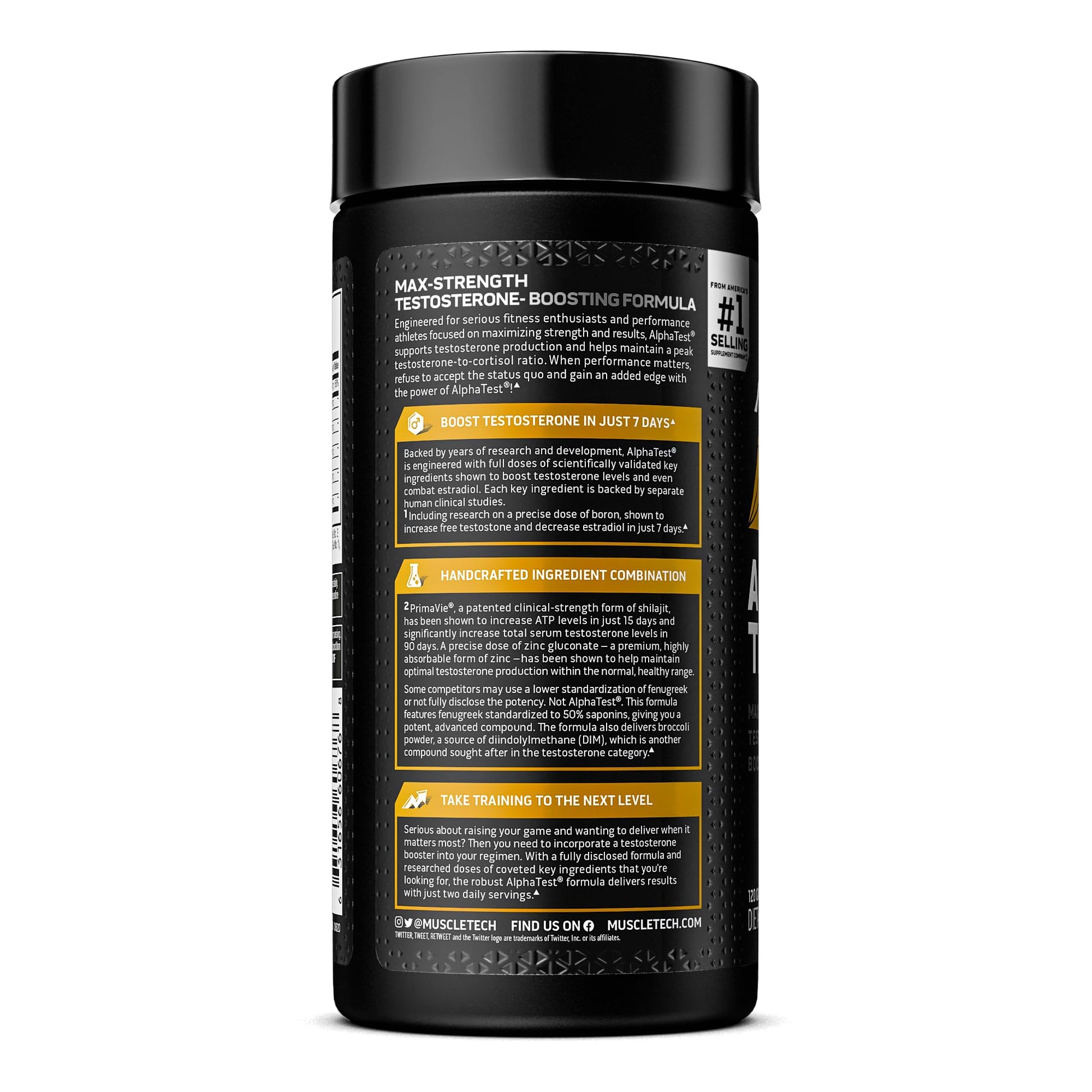 Testosterone Booster for Men, MuscleTech AlphaTest, Tribulus Terrestris & Boron Suppleme MuscleTech buy supplements canada