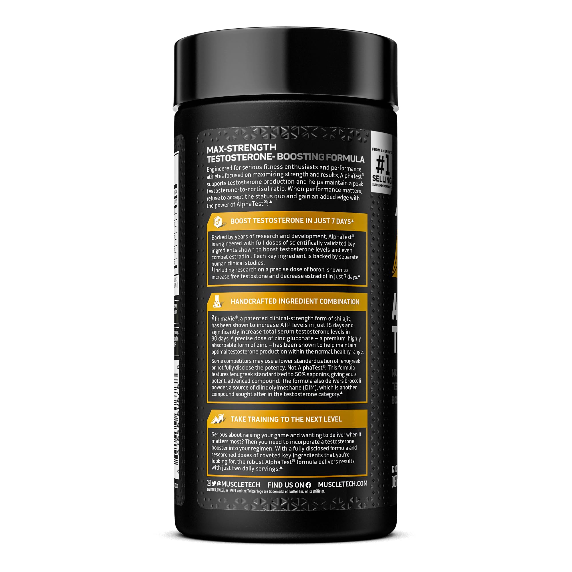 Testosterone Booster for Men, MuscleTech AlphaTest, Tribulus Terrestris & Boron Suppleme MuscleTech buy supplements canada