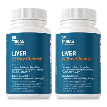 Dr. Tobias Liver 21 Day Cleanse, Herbal Liver Detox Cleanse with Solarplast, Artichoke Extra Dr. Tobias buy supplements canada