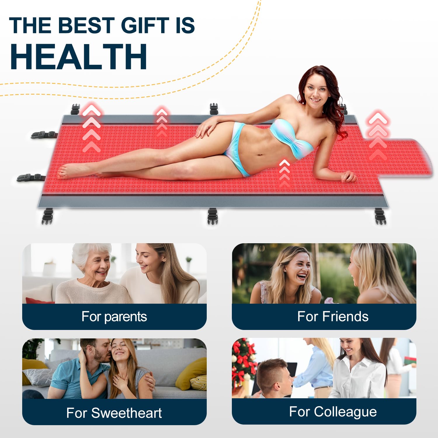 Red Light Therapy for Body - Full Body Red Light Therapy Mat, 71.0x33.30in, 2570Pcs 660nm Kaoudt buy supplements canada