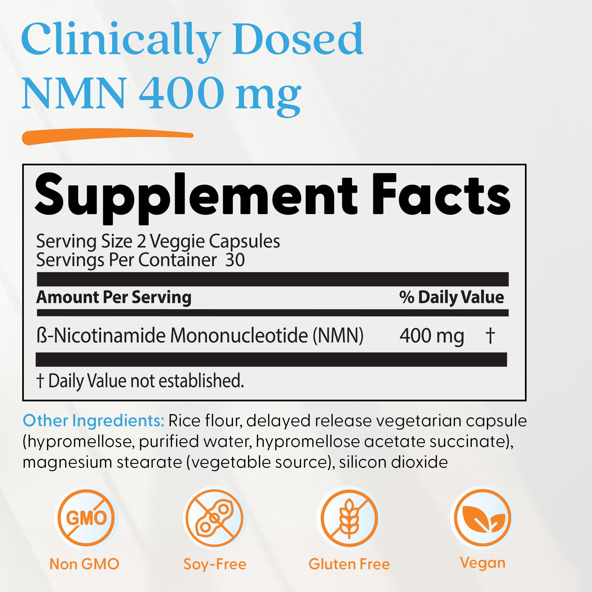Doctor's Best NMN Supplement for Women & Men - Supports NAD+ Production & Cellular Energy, Beta Nicotinamide Mononucleotide, 200 mg per Capsule, Vegan, Non GMO - 60 Veg Caps Doctor's BEST buy supplements canada