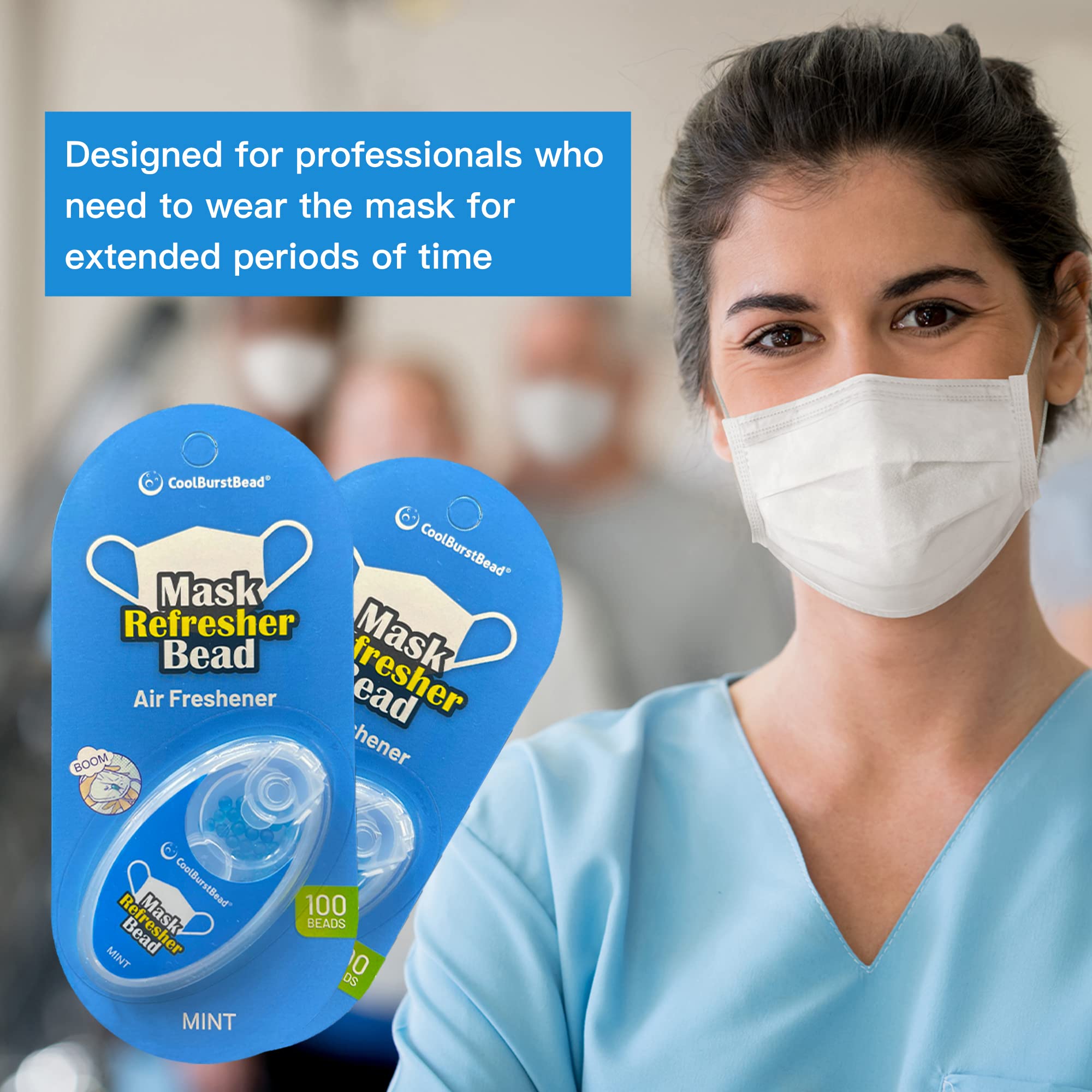 CoolBurstBead Face Mask Refresher, Long-Lasting & Strong Refreshing Fragrance, 4-Pack CoolBurstBead buy supplements canada