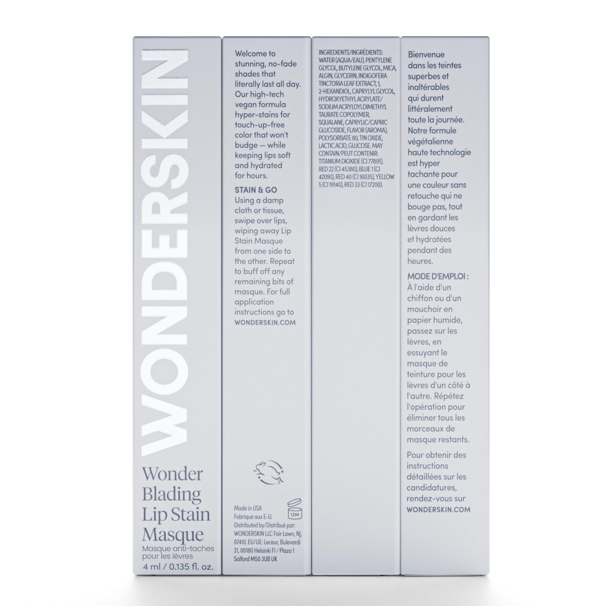 Wonderskin Wonder Blading All Day Lip Stain Peel Off Masque - Long Lasting, Waterproof and Transfer Proof Nude Lip Tint, Matte Finish Peel Off Lip Stain (Whimsical Masque) Wonderskin buy supplements canada