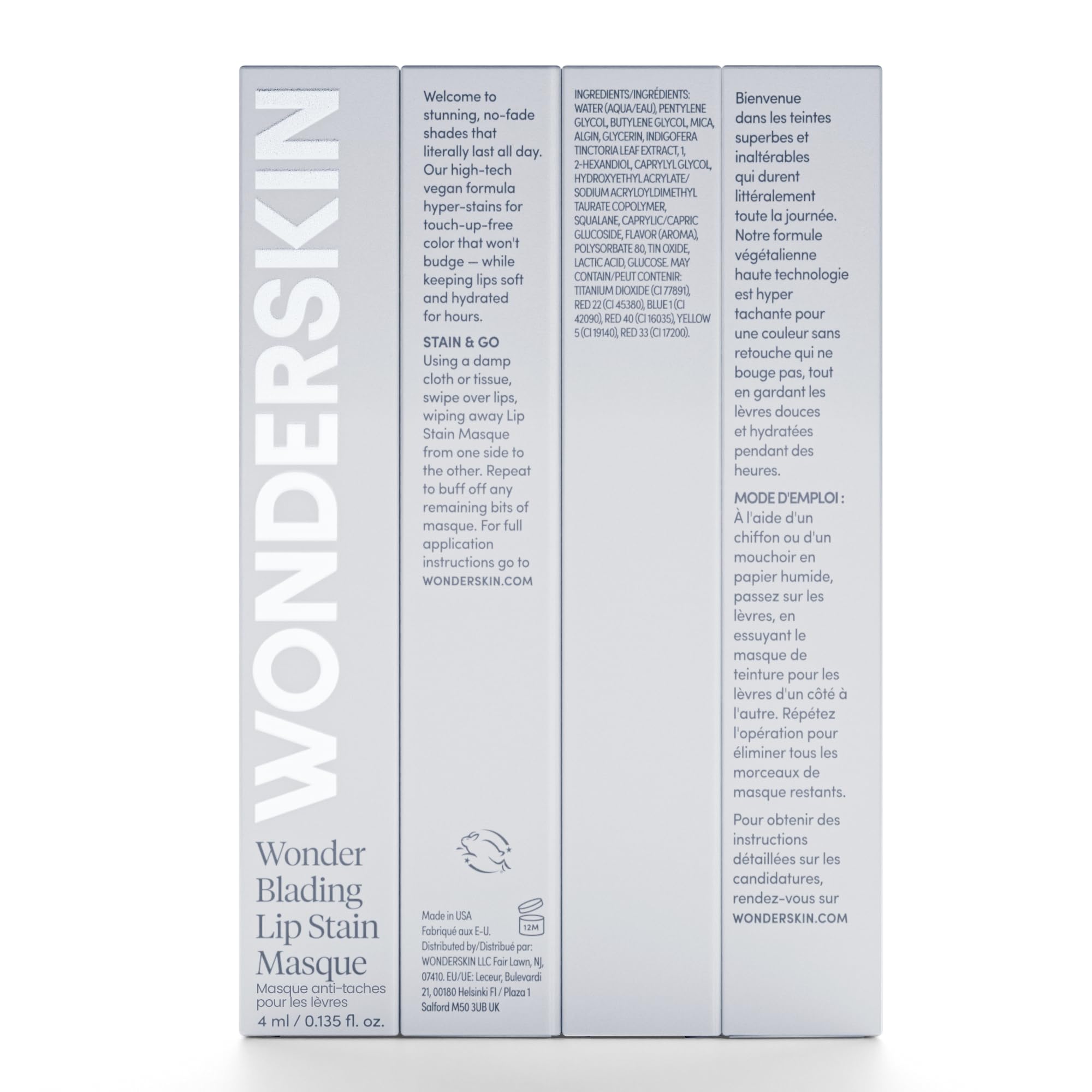 Wonderskin Wonder Blading All Day Lip Stain Peel Off Masque - Long Lasting, Waterproof and Transfer Proof Nude Lip Tint, Matte Finish Peel Off Lip Stain (Whimsical Masque) Wonderskin buy supplements canada