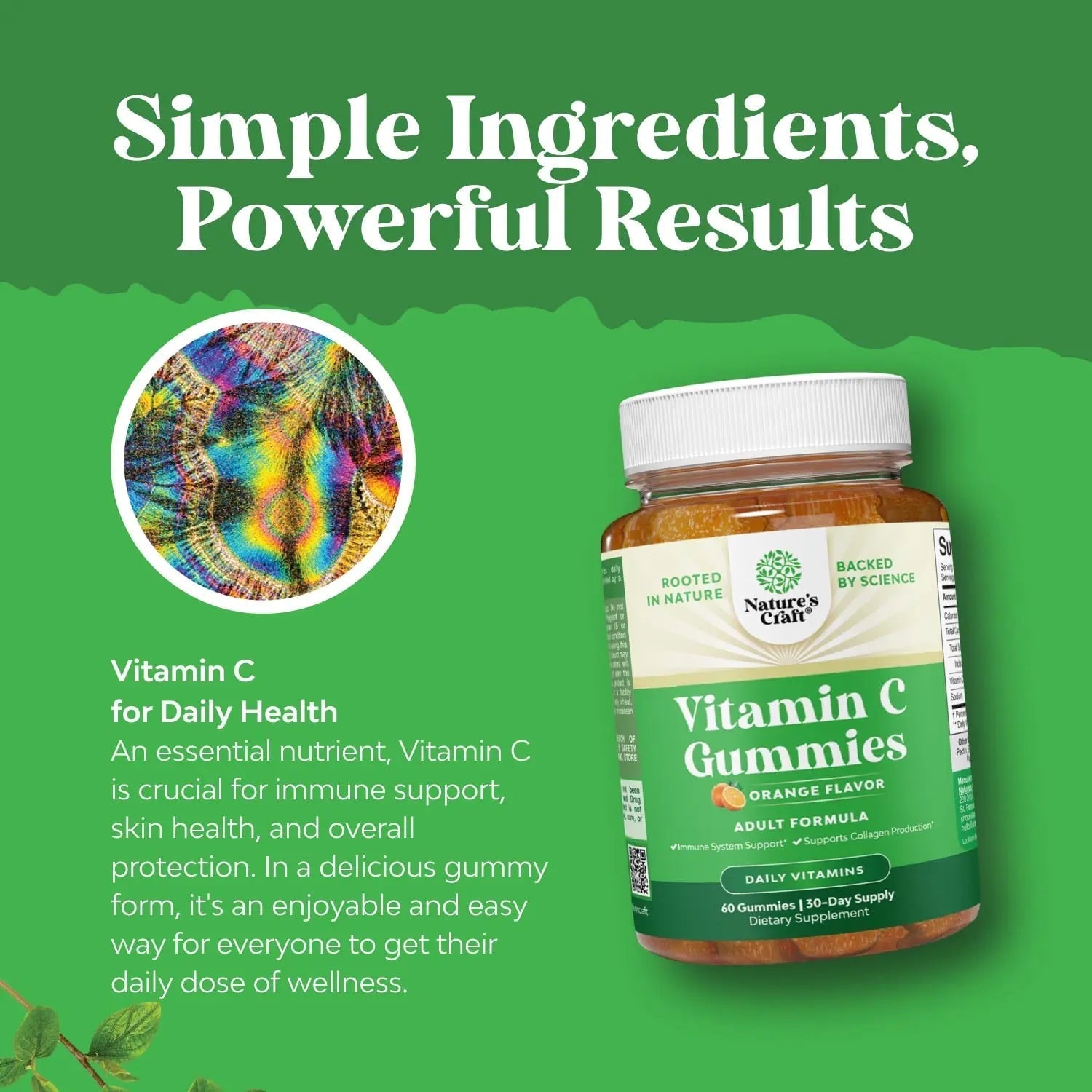 Bundle of Multivitamin Gummies for Adults - Vitamin Gummy for Energy and Immunity - Halal and Chewable Vitamin C Gummies for Adults Natures Craft buy supplements canada