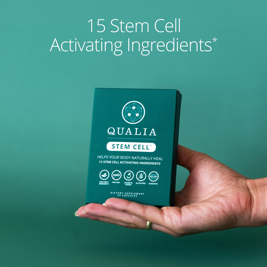 Qualia Stem Cell — Stem Cell Supplement Support with Royal Jelly, Astragalus & Sea Buckthorn | 16 Ingredients | 4 Days a Month | Helps Body Naturally heal* QUALIA LIFE SCIENCES buy supplements canada