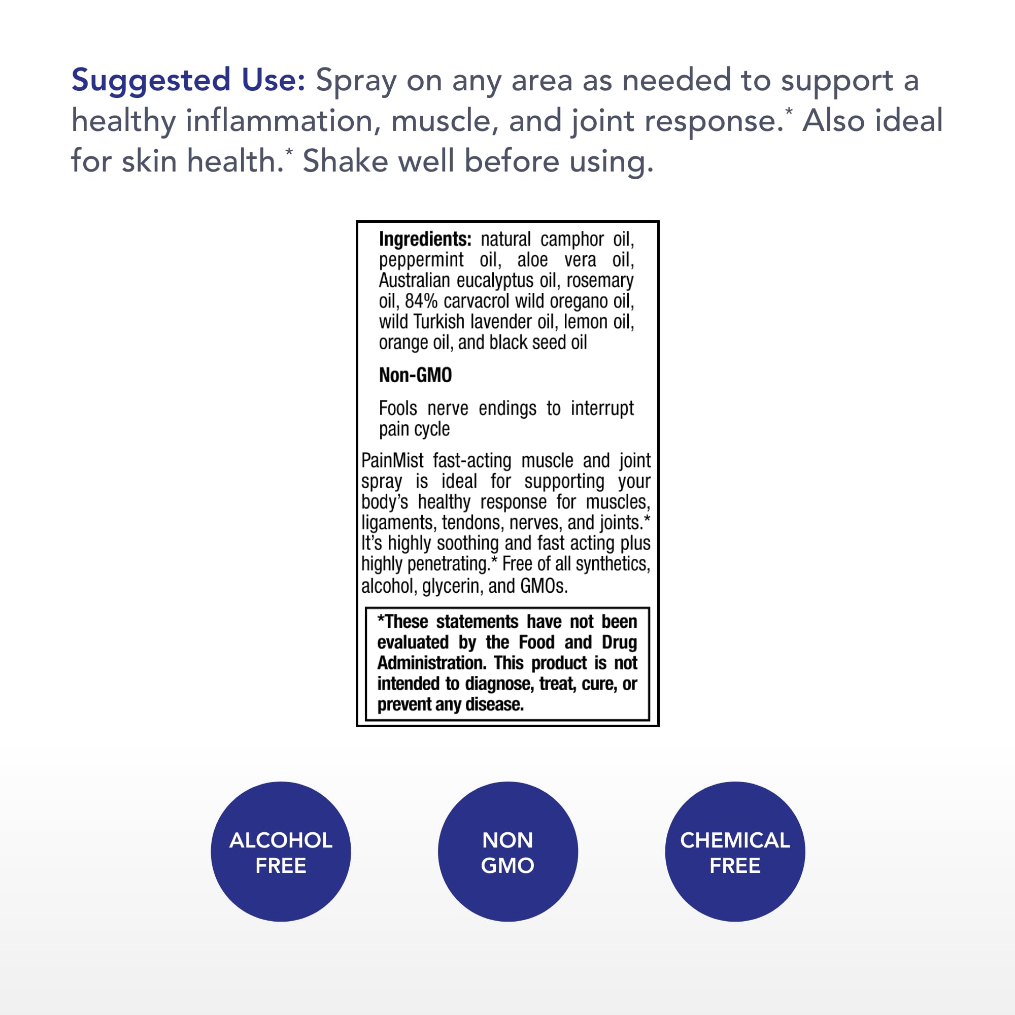 Physician's Strength PainMist - 1 fl oz - Healthy Inflammation Support - Non-GMO Physician's Strength buy supplements canada