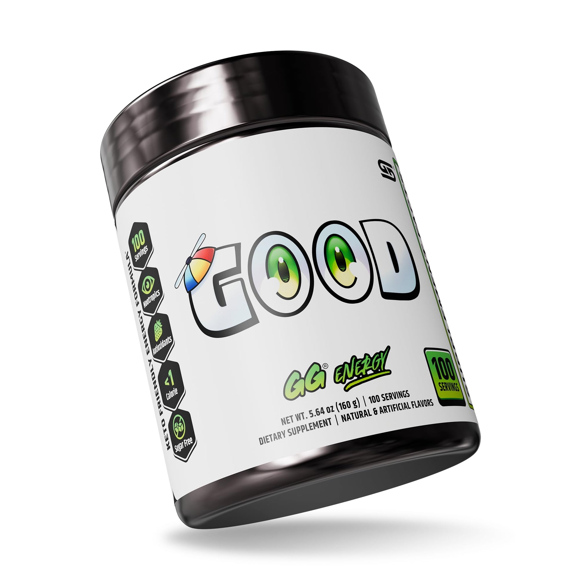Gamer Supps GG Energy - Good by SMii7Y (100 Servings) - Keto Friendly Gaming Energy and Nootropic Blend, Sugar Free + Organic Caffeine + Vitamins + Immune Support, Powder Drink Gamer Supps buy supplements canada