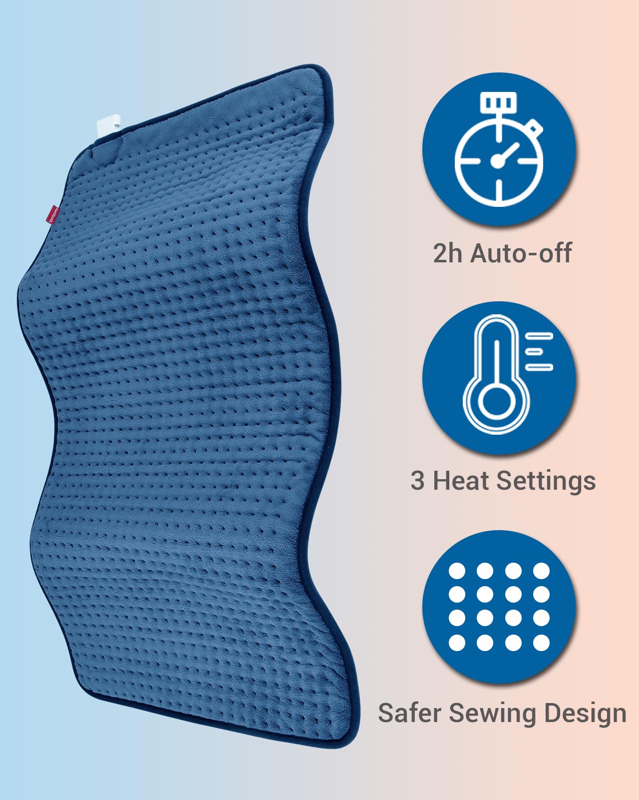 Comfytemp Heating Pad for Back Pain Relief - FSA HSA Eligible Extra Large Heating Pad XXL Comfytemp buy supplements canada