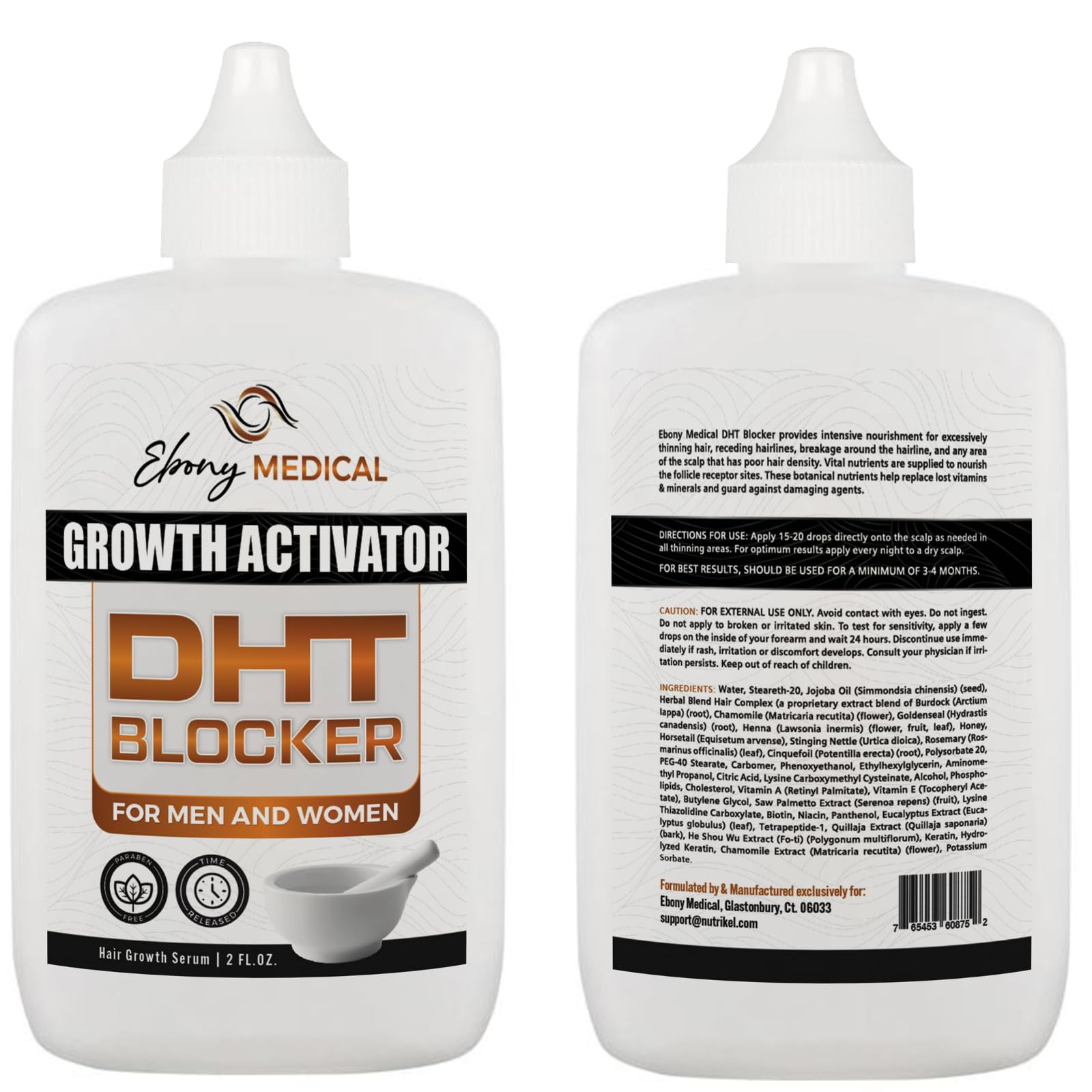 Ebony Medicals DHT Blocker Hair Growth Serum - Hair Loss Supplement, Supports Natural Regrowth Natural Curves buy supplements canada